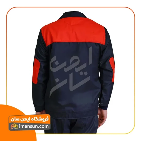 لباس کار ست ورک مشکی قرمز